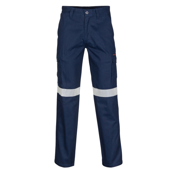 Middle Weight Cotton Double Angled Cargo Pants With CRS Reflective Tape - 3360