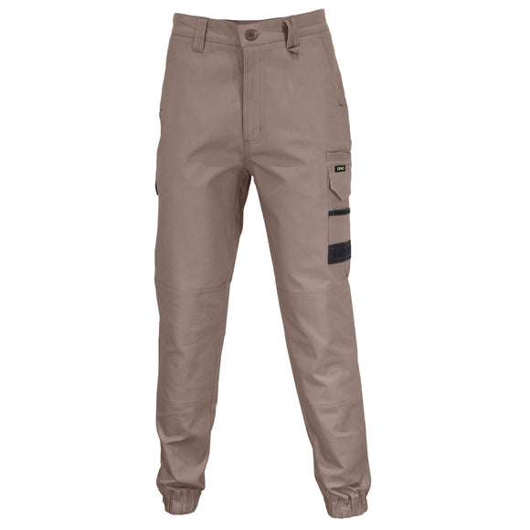 SlimFlex Tradie Cargo Pants- Elastic Cuffs - 3376