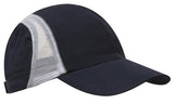 Micro Fibre & Mesh Sports Cap with Reflective Trim - 3814