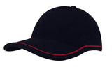 Brushed Heavy Cotton with Piping On Peak & Crown - 4047