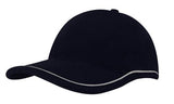 Brushed Heavy Cotton with Piping On Peak & Crown - 4047