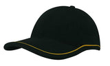 Brushed Heavy Cotton with Piping On Peak & Crown - 4047