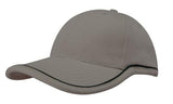 Brushed Heavy Cotton with Piping On Peak & Crown - 4047
