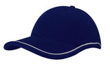 Brushed Heavy Cotton with Piping On Peak & Crown - 4047