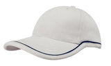 Brushed Heavy Cotton with Piping On Peak & Crown - 4047
