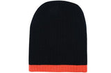 Two Tone Cable Knit Beanie - 4195