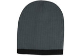 Two Tone Cable Knit Beanie - 4195