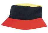 Breathable Poly Twill Multi-coloured Bucket Hat - 4220