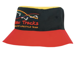 Breathable Poly Twill Multi-coloured Bucket Hat - 4220