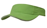 Brushed Heavy Cotton Visor - 4230