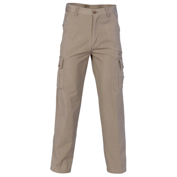 Island Cotton Duck Weave Cargo Pants - 4535