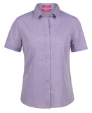 JB's LADIES CLASSIC S/S FINE CHAMBRAY SHIRT - 4FC1S