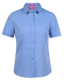 JB's LADIES CLASSIC S/S FINE CHAMBRAY SHIRT - 4FC1S