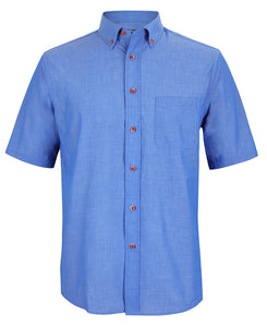 JB's S/S INDIGO CHAMBRAY SHIRT - 4ICS