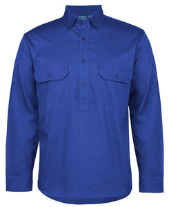 C OF C LONGREACH L/S CLOSED FRONT SHIRT - 4LLC