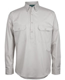 C OF C LONGREACH L/S CLOSED FRONT SHIRT - 4LLC