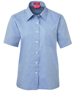 JB's LADIES ORIGINAL S/S FINE CHAMBRAY SHIRT - 4LSLS