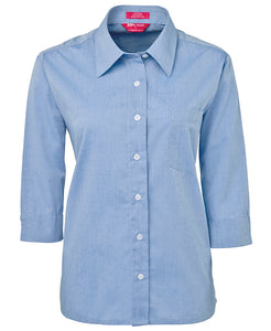 JB's LADIES ORIGINAL 3/4 FINE CHAMBRAY SHIRT - 4LSLT