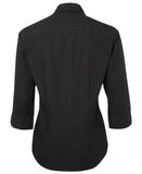 JB's LADIES CONTRAST PLACKET 3/4 SHIRT - 4PCL3