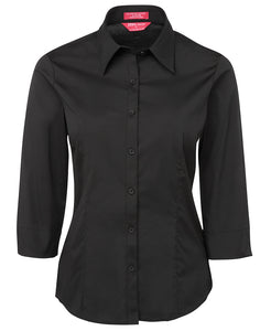 JB's LADIES URBAN 3/4 POPLIN SHIRT - 4PLU3