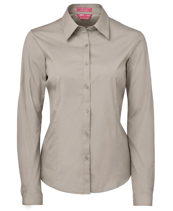 JB's LADIES URBAN L/S POPLIN SHIRT - 4PLUL