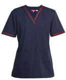 JB's LADIES CONTRAST SCRUBS TOP - 4SCT1