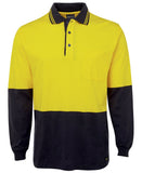 JB's HV L/S COTTON POLO - 6CPHL