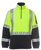 JB's HI VIS D+N H PATTERN BIO-MOTION 1/2 ZIP POLAR FLEECE - 6DHPF