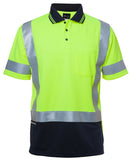 JB's HI VIS S/S D+N H PATTERN TRAD POLO - 6DHS