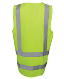 JB's HI VIS ZIP DROP TAIL H PATTERN (D+N) VEST - 6DNDV