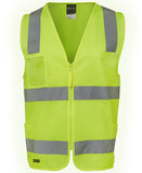 JB's HI VIS (D+N) ZIP SAFETY VEST  - 6DNSZ