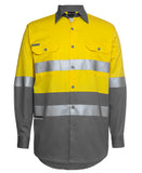 JB's HI VIS L/S (D+N) 150G WORK SHIRT - 6DNWL