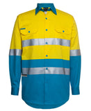 JB's HI VIS L/S (D+N) 150G WORK SHIRT - 6DNWL