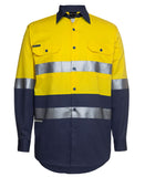 JB's HI VIS L/S (D+N) 150G WORK SHIRT - 6DNWL