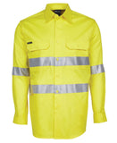 JB's HI VIS L/S (D+N) 150G WORK SHIRT - 6DNWL