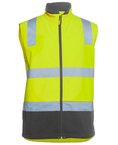 JB's HI VIS D+N WATER RESISTANT SOFTSHELL VEST - 6DWV