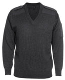 JB's KNITTED EPAULETTE JUMPER - 6EJ