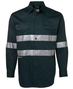 JB's L/S 190G WORK SHIRT WITH REFLECTIVE TAPE - 6HDNL