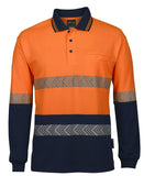 JB's HI VIS L/S SEGMENTED TAPE POLO - 6HLST