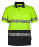 JB's HI VIS S/S SEGMENTED TAPE POLO - 6HSST