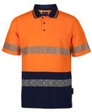 JB's HI VIS S/S SEGMENTED TAPE POLO - 6HSST
