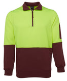 JB's HI VIS 1/2 ZIP FLEECY SWEAT - 6HVFH