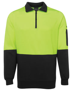 JB's HI VIS 1/2 ZIP FLEECY SWEAT - 6HVFH