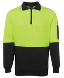 JB's HI VIS 1/2 ZIP FLEECY SWEAT - 6HVFH