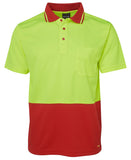 JB's HV NON CUFF TRAD POLO - 6HVNC