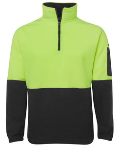 JB's HI VIS 1/2 ZIP POLAR FLEECE- 6HVPF