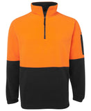 JB's HI VIS 1/2 ZIP POLAR FLEECE- 6HVPF