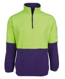 JB's HI VIS 1/2 ZIP POLAR FLEECE- 6HVPF