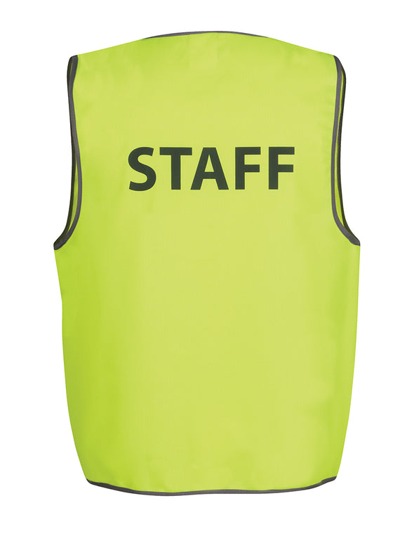 JB's HI VIS SAFETY VEST PRINT STAFF - 6HVS6