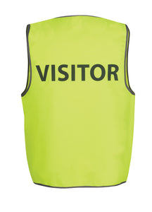 JB's HI VIS SAFETY VEST PRINT VISITOR - 6HVS7